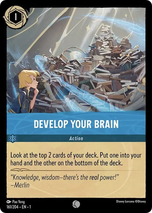 Develop Your Brain (161/204) [The First Chapter] - Lorcana Single