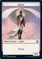Devil // Angel Double-Sided Token [Dungeons & Dragons: Adventures in the Forgotten Realms Tokens] - MTG Single