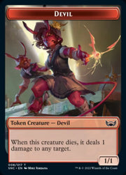 Devil // Copy Double-Sided Token [Streets of New Capenna Tokens] - MTG Single