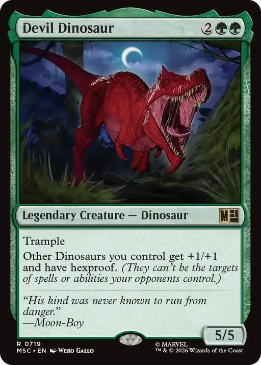 Devil Dinosaur (719) [Marvel Super Heroes Commander]