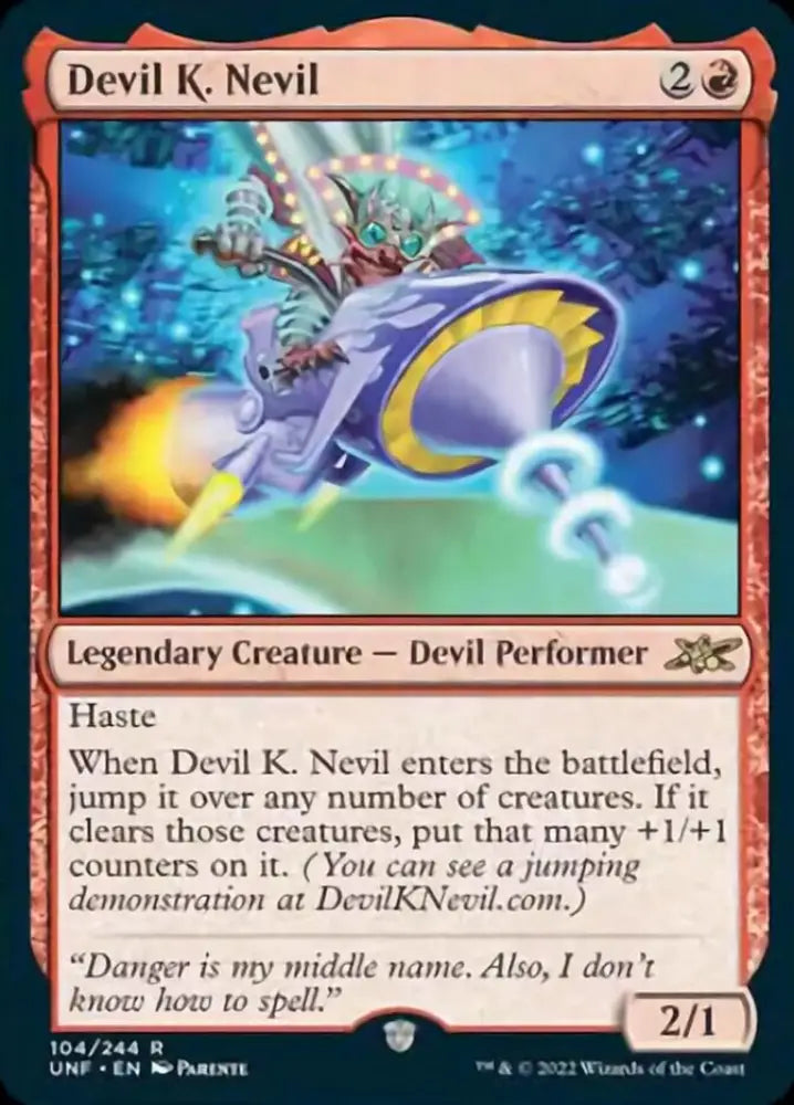 Devil K. Nevil [Unfinity] - MTG Single