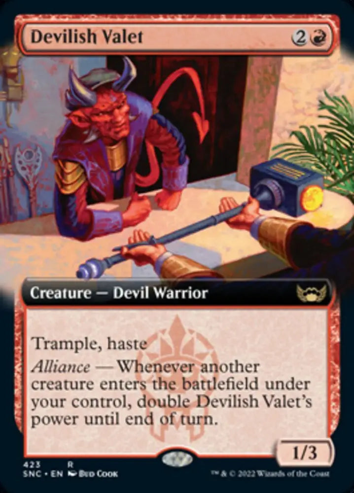 Devilish Valet (Extended Art) [Streets of New Capenna] - MTG Single
