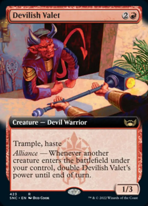 Devilish Valet (Extended Art) [Streets of New Capenna] - MTG Single