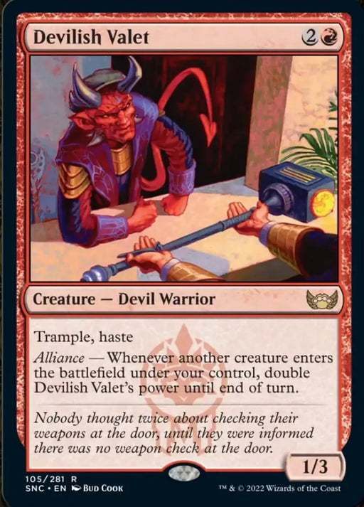 Devilish Valet [Streets of New Capenna] - MTG Single