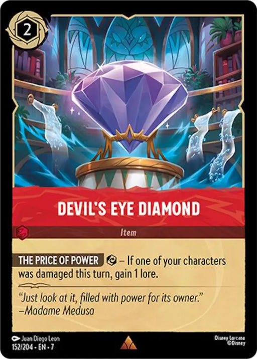 Devil’s Eye Diamond (152/204) [Archazia’s Island] - Lorcana Single