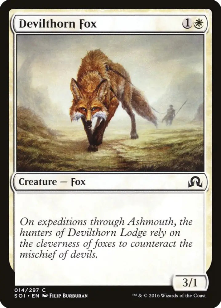 Devilthorn Fox [Shadows over Innistrad] - MTG Single