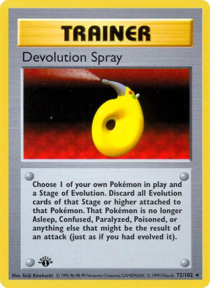 Devolution Spray (072/102) [Base Set Shadowless (1st Edition)]