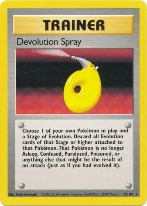 Devolution Spray (72/102) [Base Set Unlimited] - Pokemon Single
