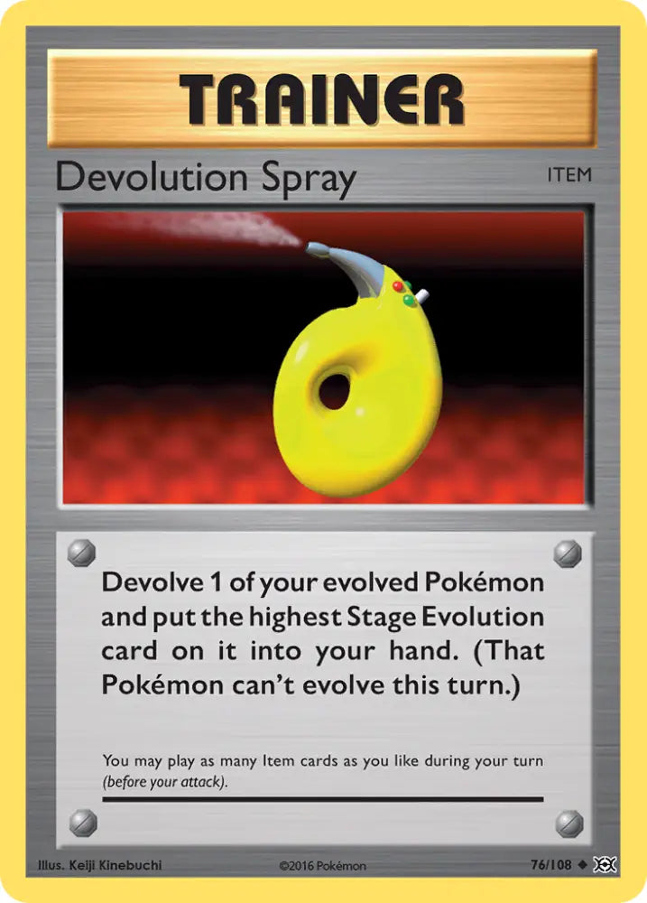 Devolution Spray (76/108) [XY: Evolutions] - Pokemon Single