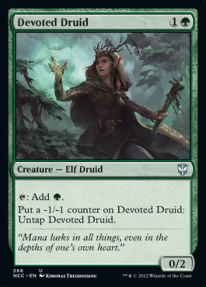 Devoted Druid [Streets of New Capenna Commander] - MTG Single