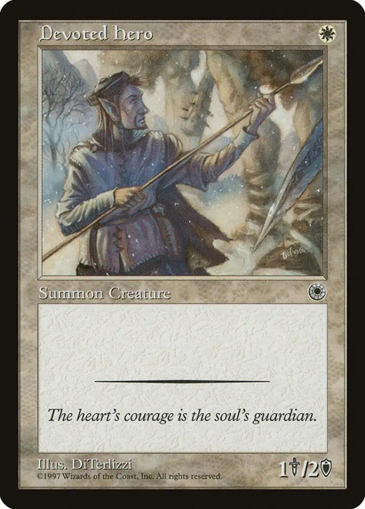 Devoted Hero [Portal] - MTG Single