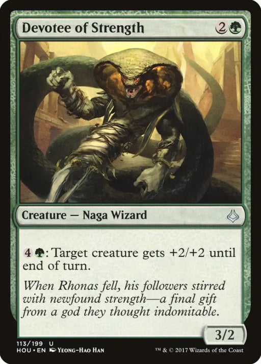 Devotee of Strength [Hour of Devastation] - MTG Single