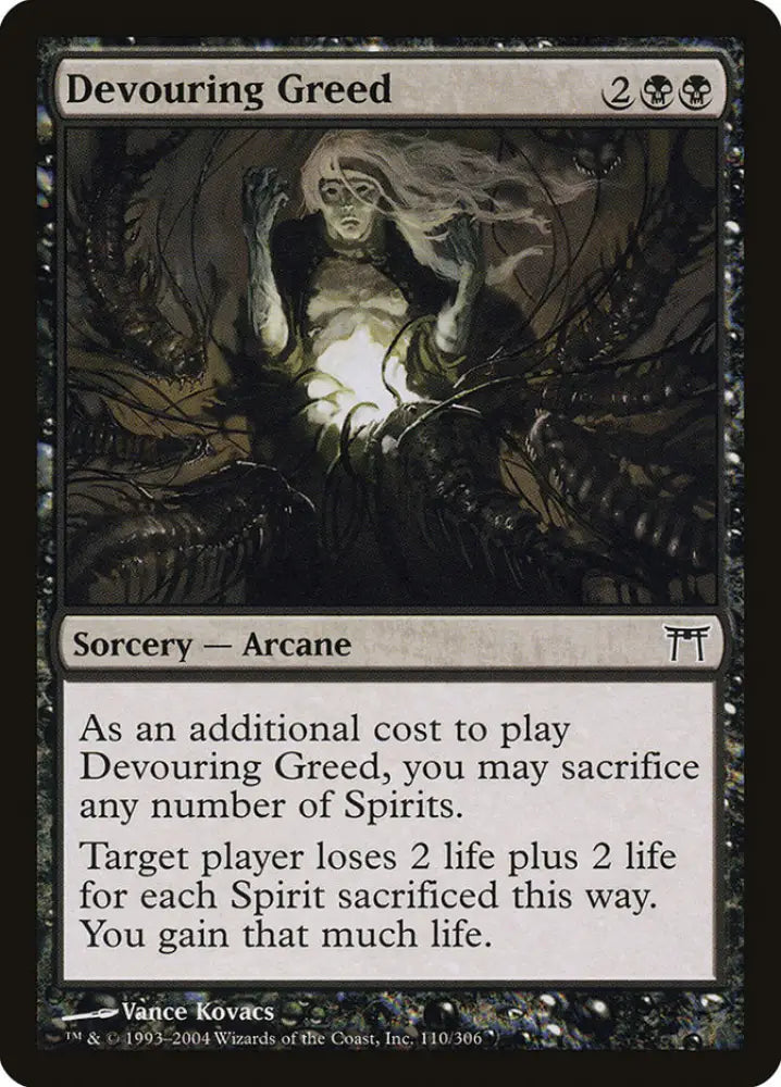 Devouring Greed [Champions of Kamigawa] - MTG Single