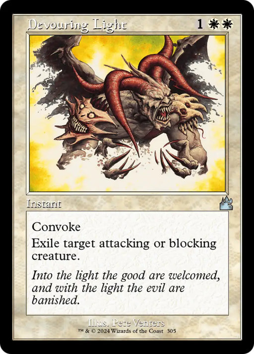 Devouring Light (Retro Frame) [Ravnica Remastered] - MTG Single