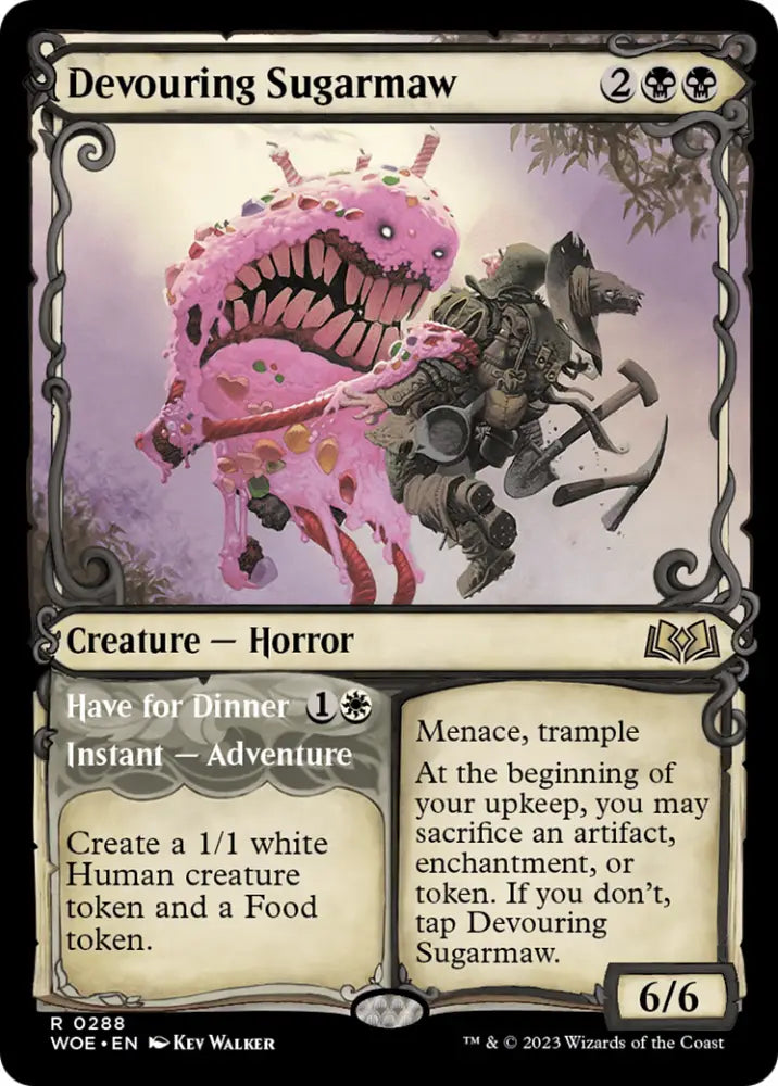 Devouring Sugarmaw // Have For Dinner (Showcase) [Wilds of Eldraine] - MTG Single
