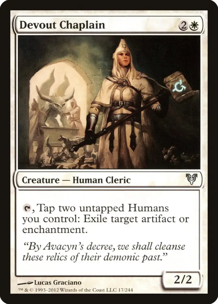 Devout Chaplain [Avacyn Restored] - MTG Single