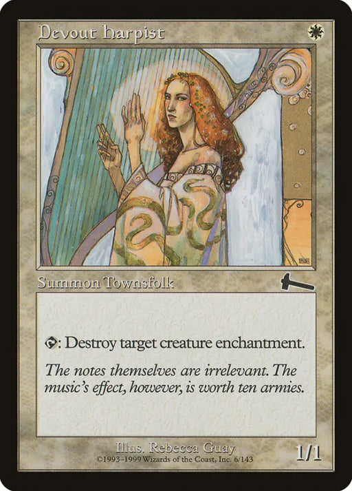 Devout Harpist [Urza’s Legacy] - MTG Single
