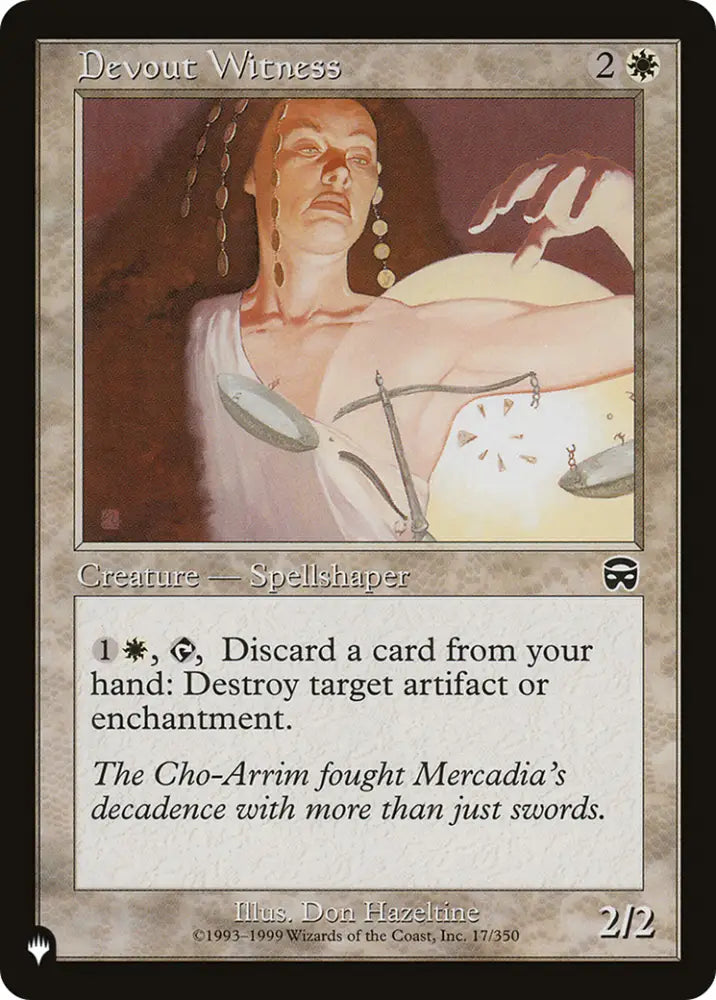Devout Witness [The List] - MTG Single