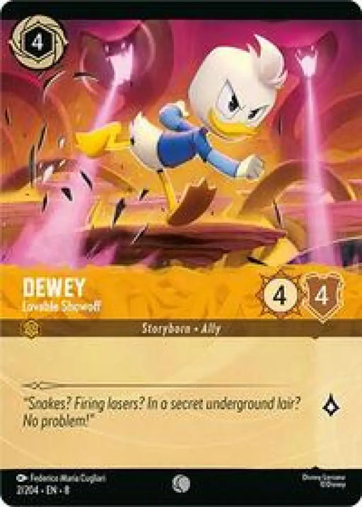 Dewey - Lovable Showoff (Foil) [Reign of Jafar]