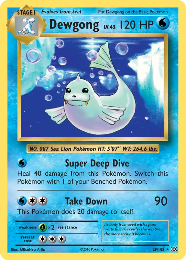 Dewgong (29/108) [XY: Evolutions] - Pokemon Single