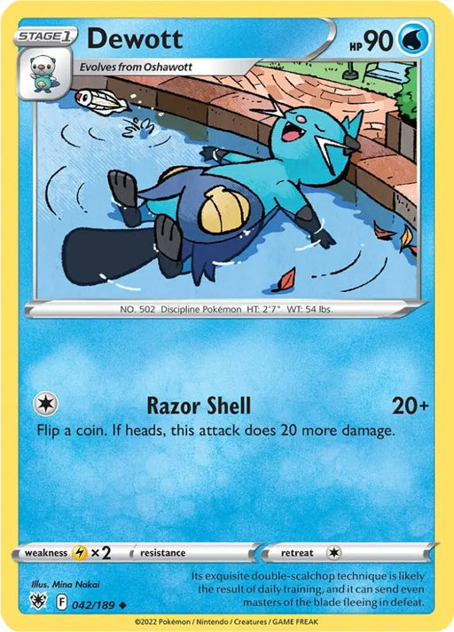 Dewott (042/189) [Sword & Shield: Astral Radiance] - Pokemon Single