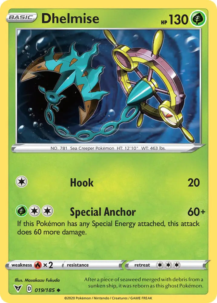 Dhelmise (019/185) [Sword & Shield: Vivid Voltage] - Pokemon Single