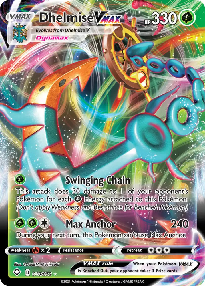 Dhelmise VMAX (010/072) [Sword & Shield: Shining Fates] - Pokemon Single