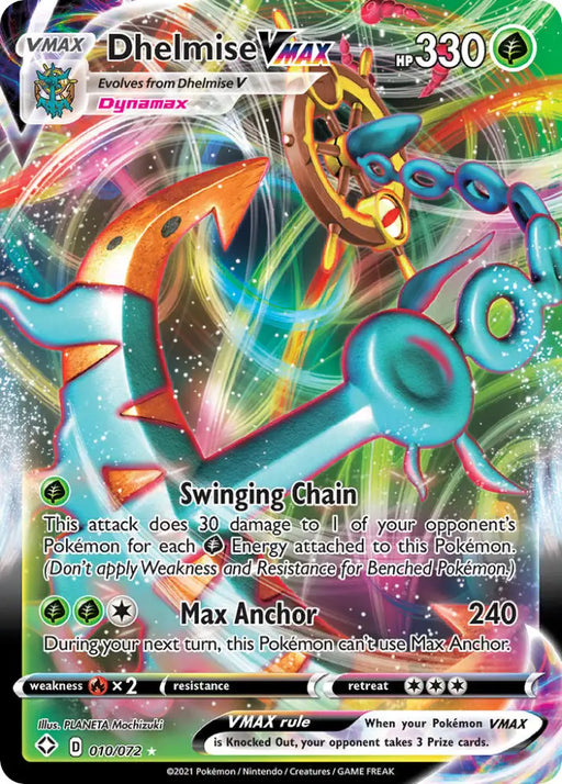 Dhelmise VMAX (010/072) [Sword & Shield: Shining Fates] - Pokemon Single
