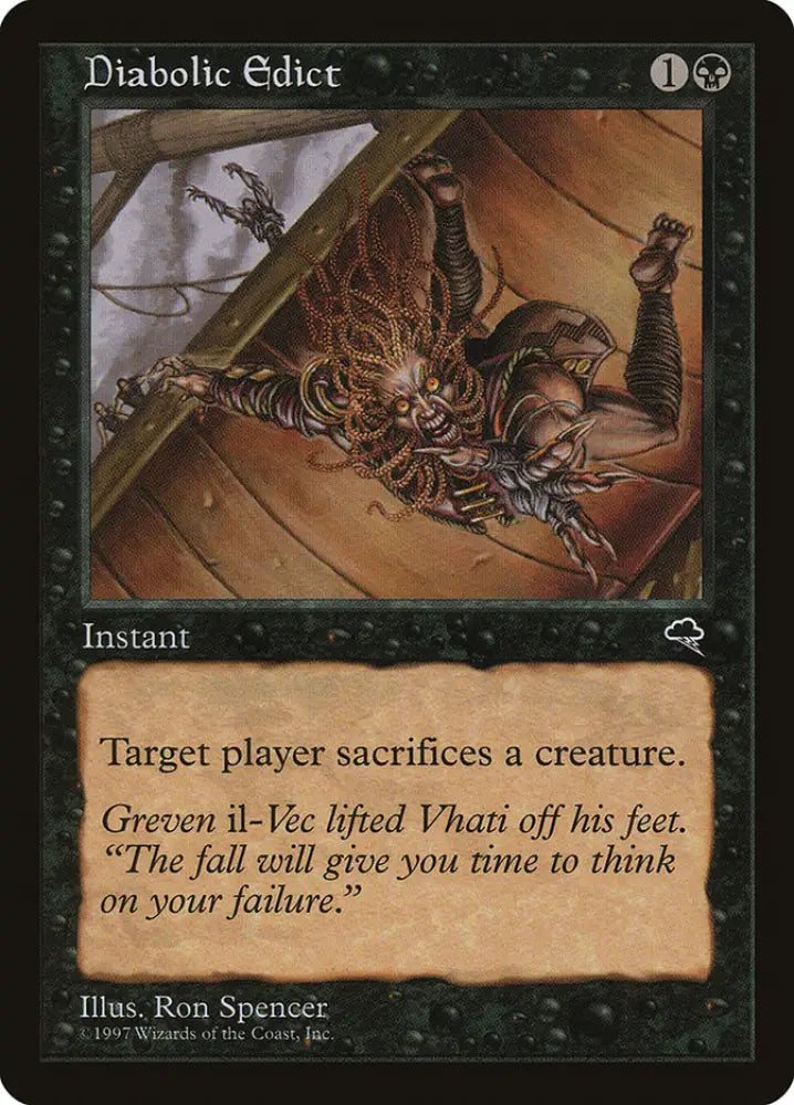 Diabolic Edict [Tempest] - MTG Single