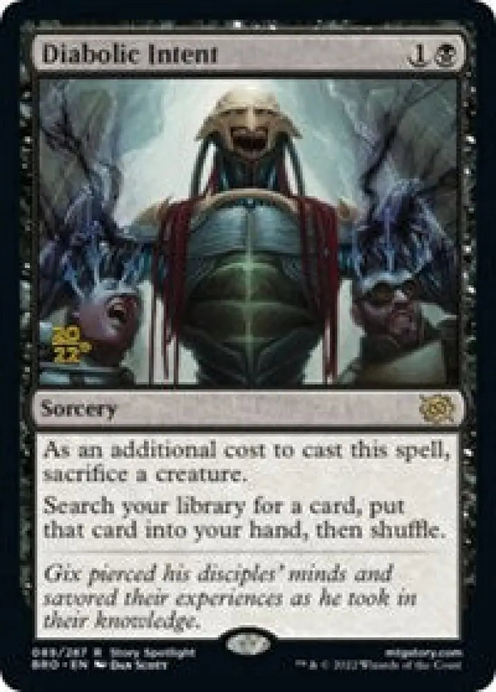 Diabolic Intent (89) [Prerelease Cards]