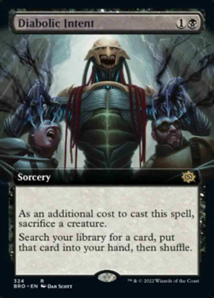 Diabolic Intent (Extended Art) [The Brothers’ War] - MTG Single