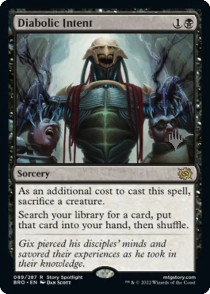 Diabolic Intent (Promo Pack) [The Brothers’ War Promos] - MTG Single