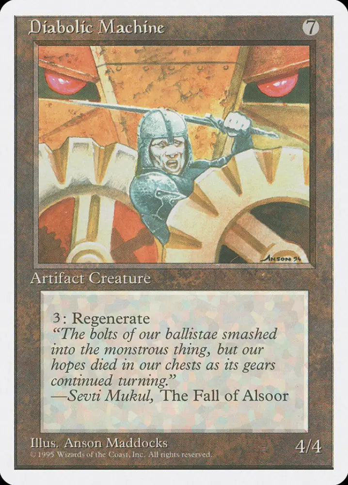 Diabolic Machine [Fourth Edition] - MTG Single