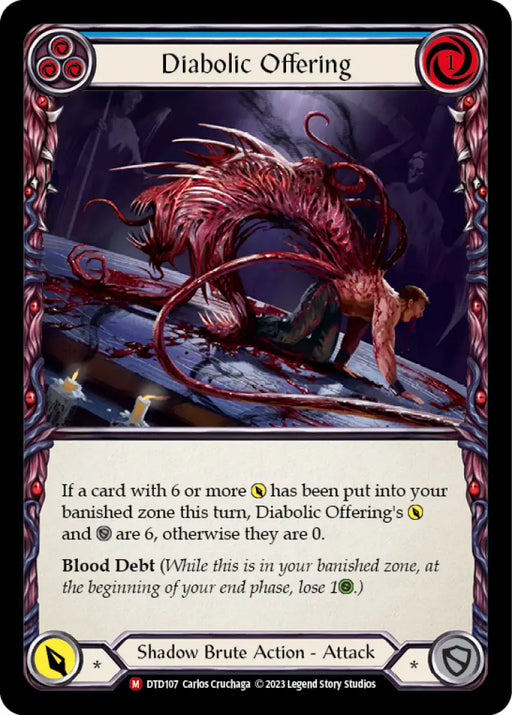 Diabolic Offering [Dusk Till Dawn] - Flesh And Blood Single
