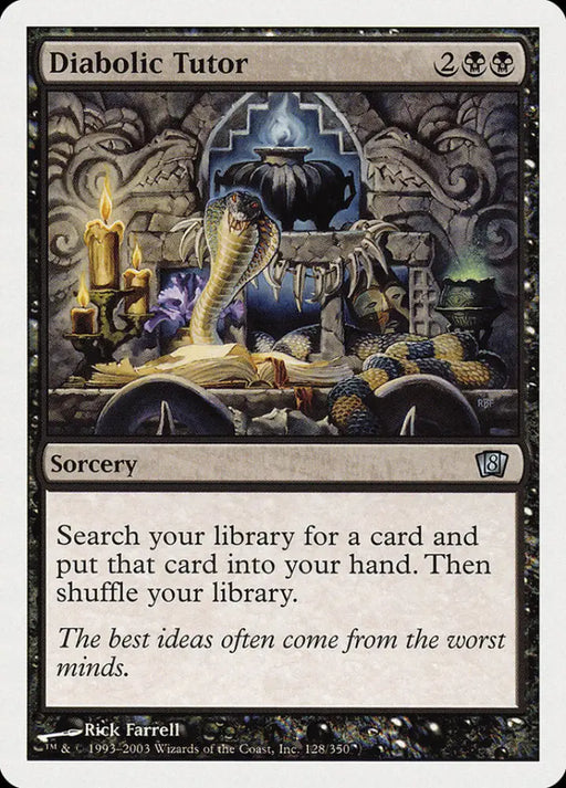 Diabolic Tutor (128) [Eighth Edition] - MTG Single