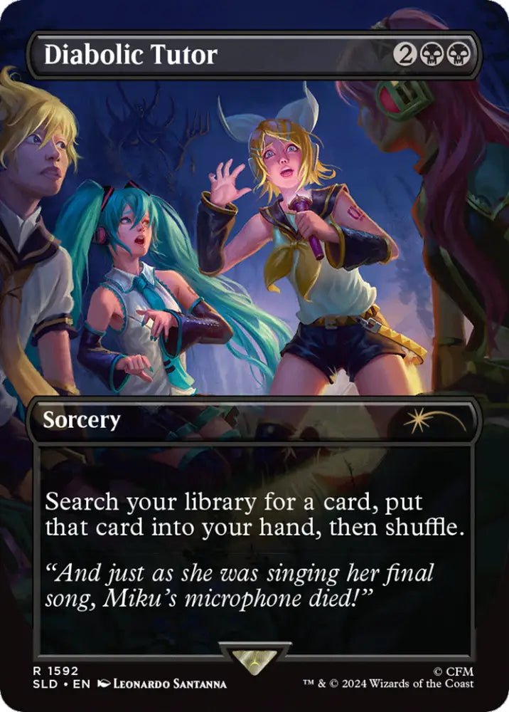 Diabolic Tutor (1592) [Secret Lair Drop Series] - MTG Single