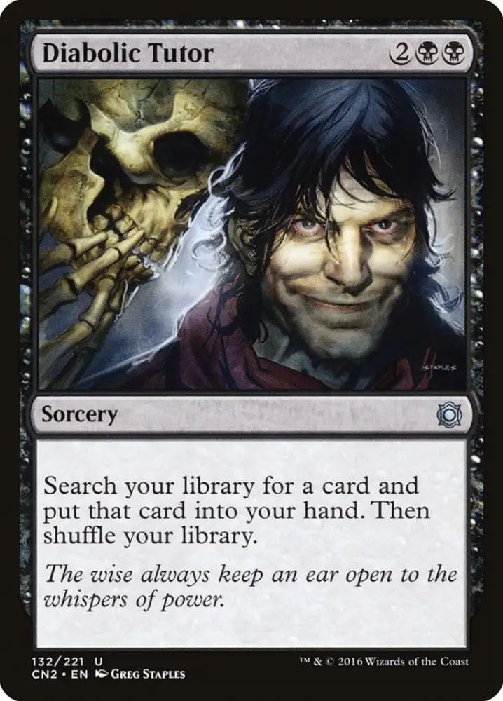 Diabolic Tutor [Conspiracy: Take the Crown] - MTG Single