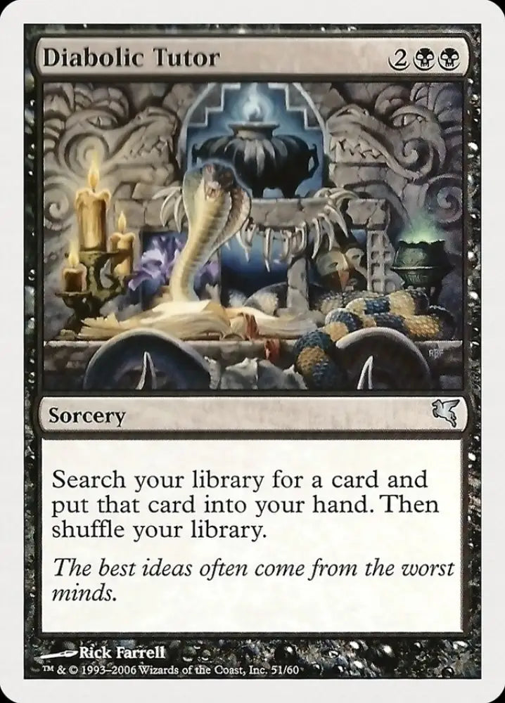 Diabolic Tutor [Hachette UK] - MTG Single