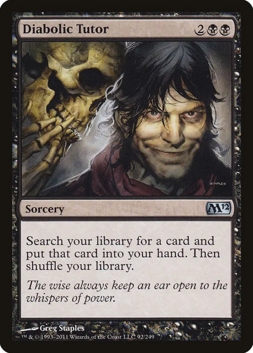 Diabolic Tutor [Magic 2012] - MTG Single