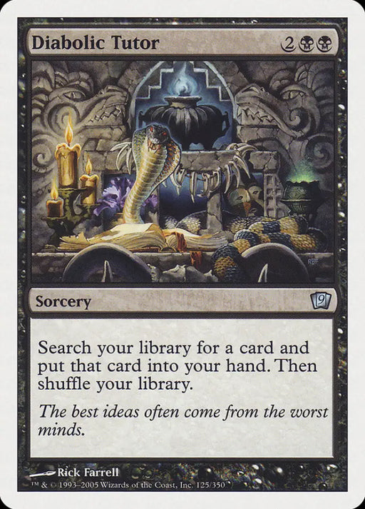 Diabolic Tutor [Ninth Edition] - MTG Single