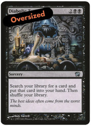 Diabolic Tutor (Oversized) [Eighth Edition Box Topper] - MTG Single