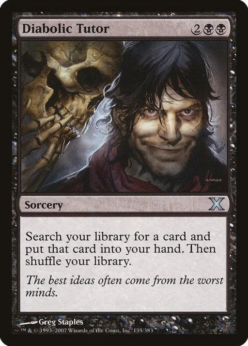 Diabolic Tutor [Tenth Edition] - MTG Single