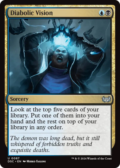 Diabolic Vision [Duskmourn: House of Horror Commander] - MTG Single