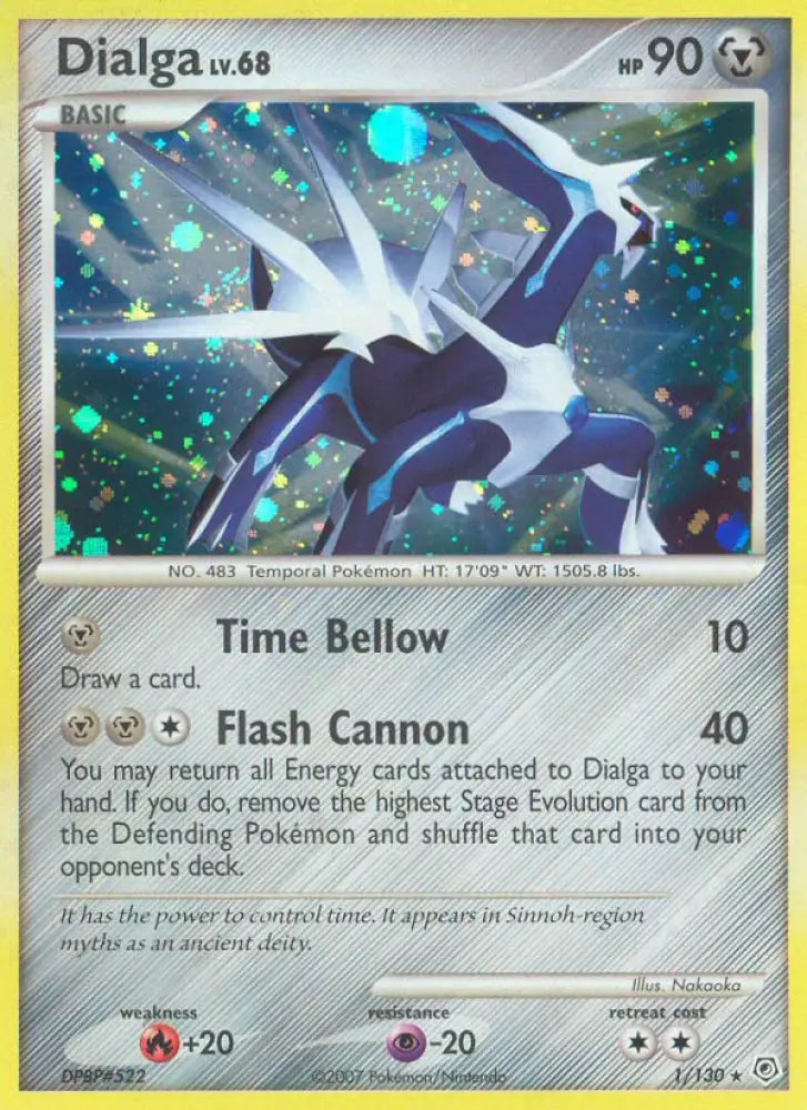 Dialga (1/130) [Diamond & Pearl: Base Set] - Pokemon Single
