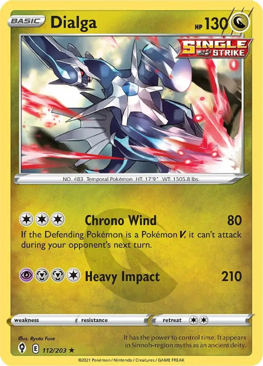 Dialga (112/203) [Sword & Shield: Evolving Skies] - Pokemon Single