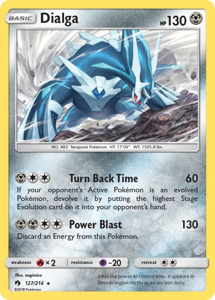 Dialga (127/214) [Sun & Moon: Lost Thunder] - Pokemon Single