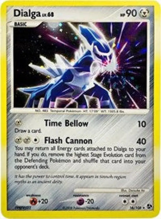 Dialga (16/106) (Cosmos Holo) (Theme Deck Exclusive) [Diamond & Pearl: Great Encounters] - Pokemon Single