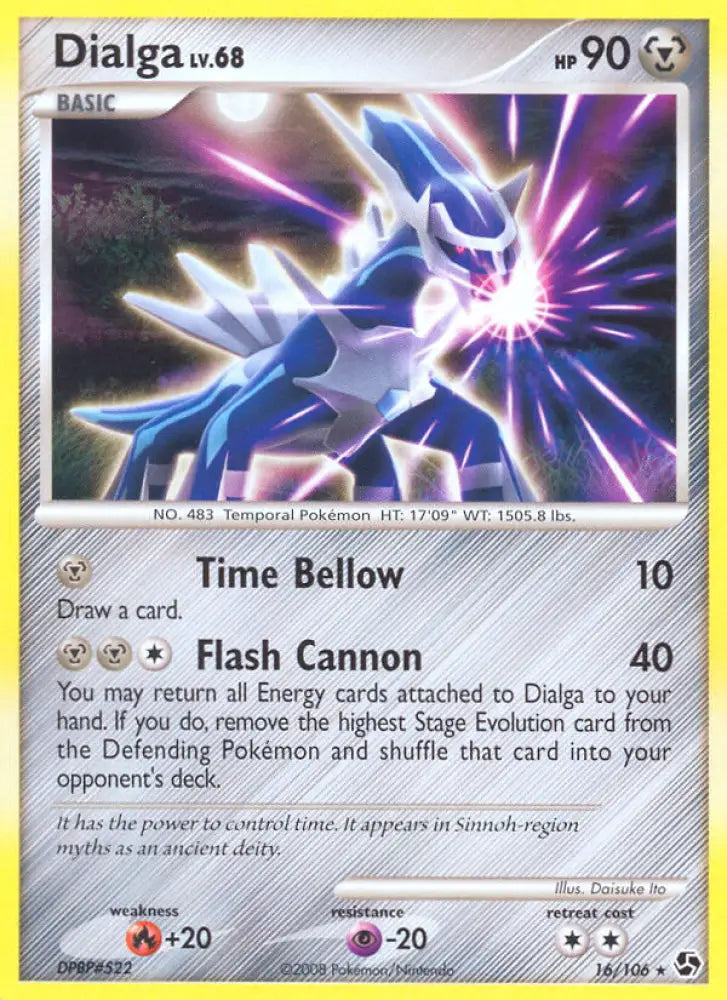 Dialga (16/106) [Diamond & Pearl: Great Encounters] - Pokemon Single
