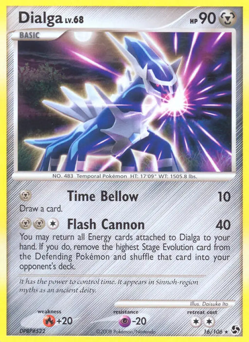 Dialga (16/106) [Diamond & Pearl: Great Encounters] - Pokemon Single