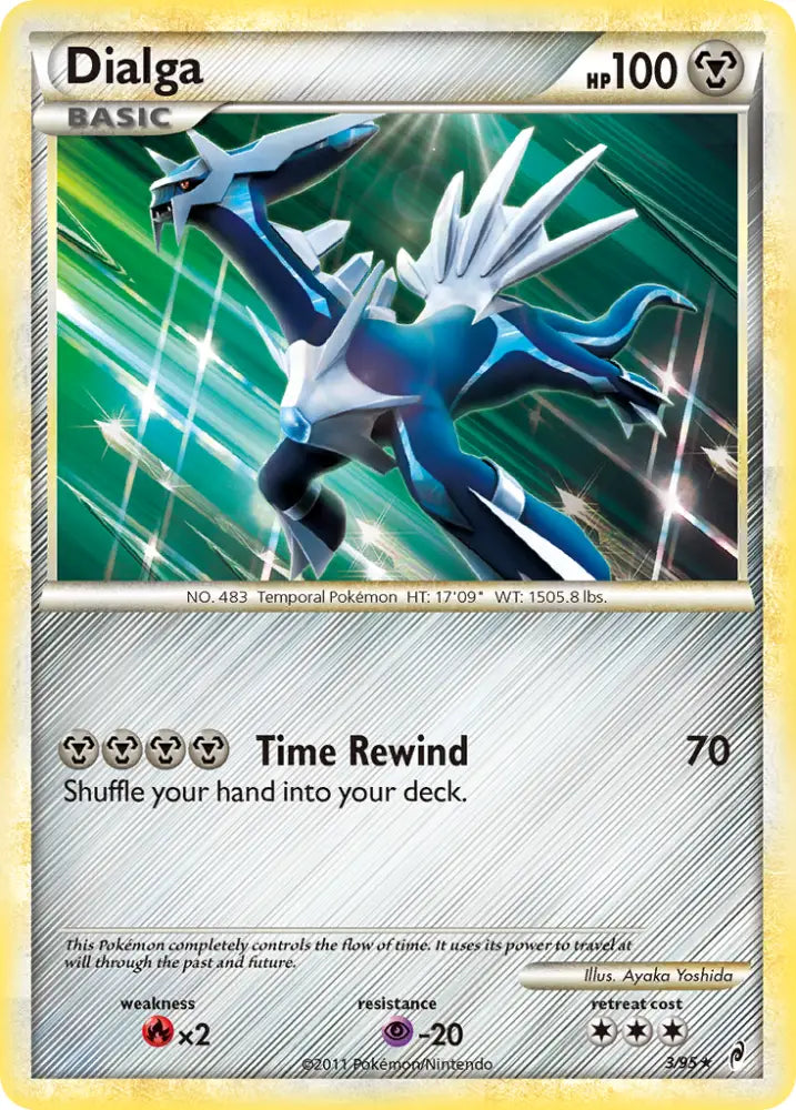 Dialga (3/95) [HeartGold & SoulSilver: Call of Legends] - Pokemon Single